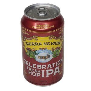 Sierra Nevada Celebration Fresh Hop IPA Empty Beer Can Bottom Opened 12oz